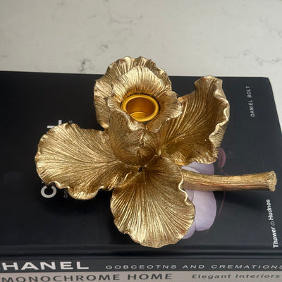 Blossom Gold Candle holder - Luscious Homewares