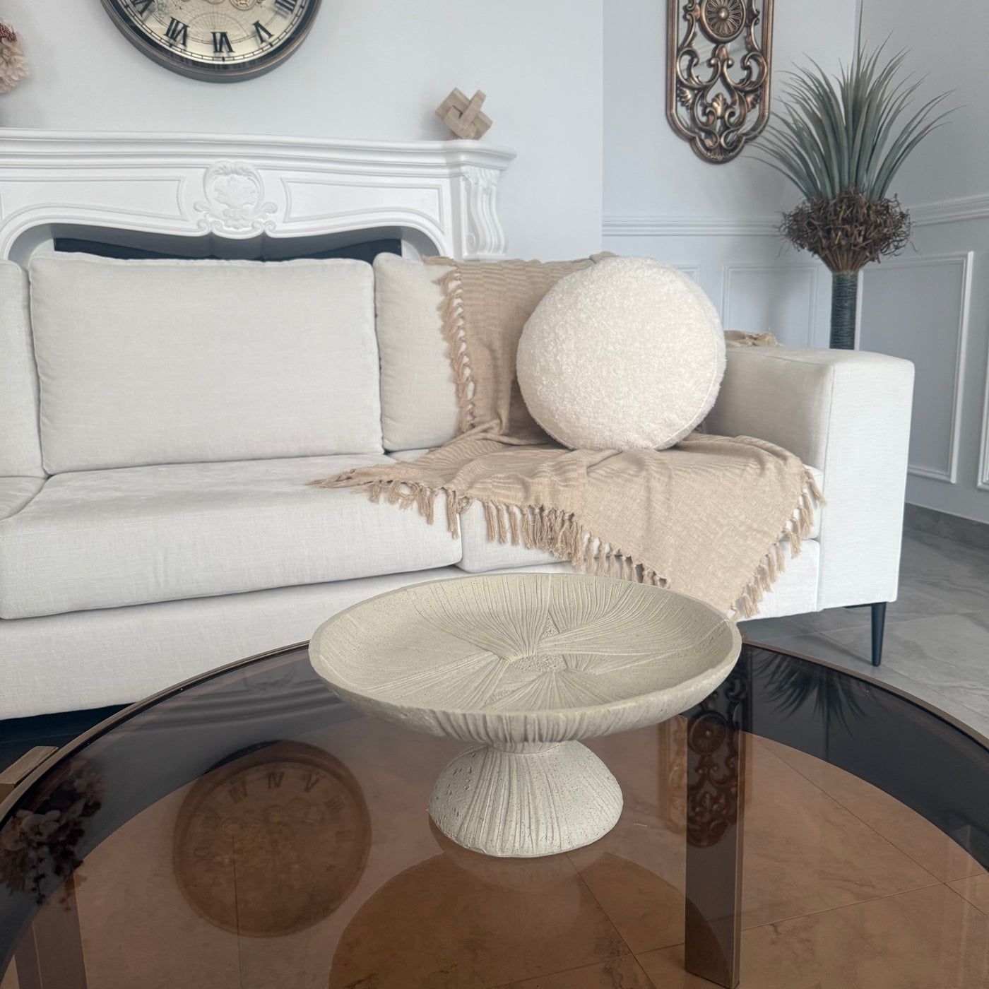 Lucy pedal Decorative bowl / platter - Luscious Homewares