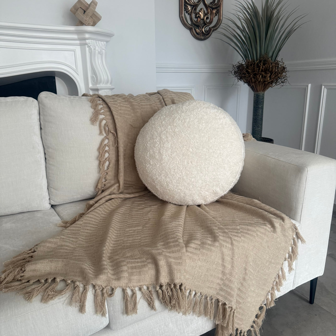 Caramel Throw - Luscious Homewares