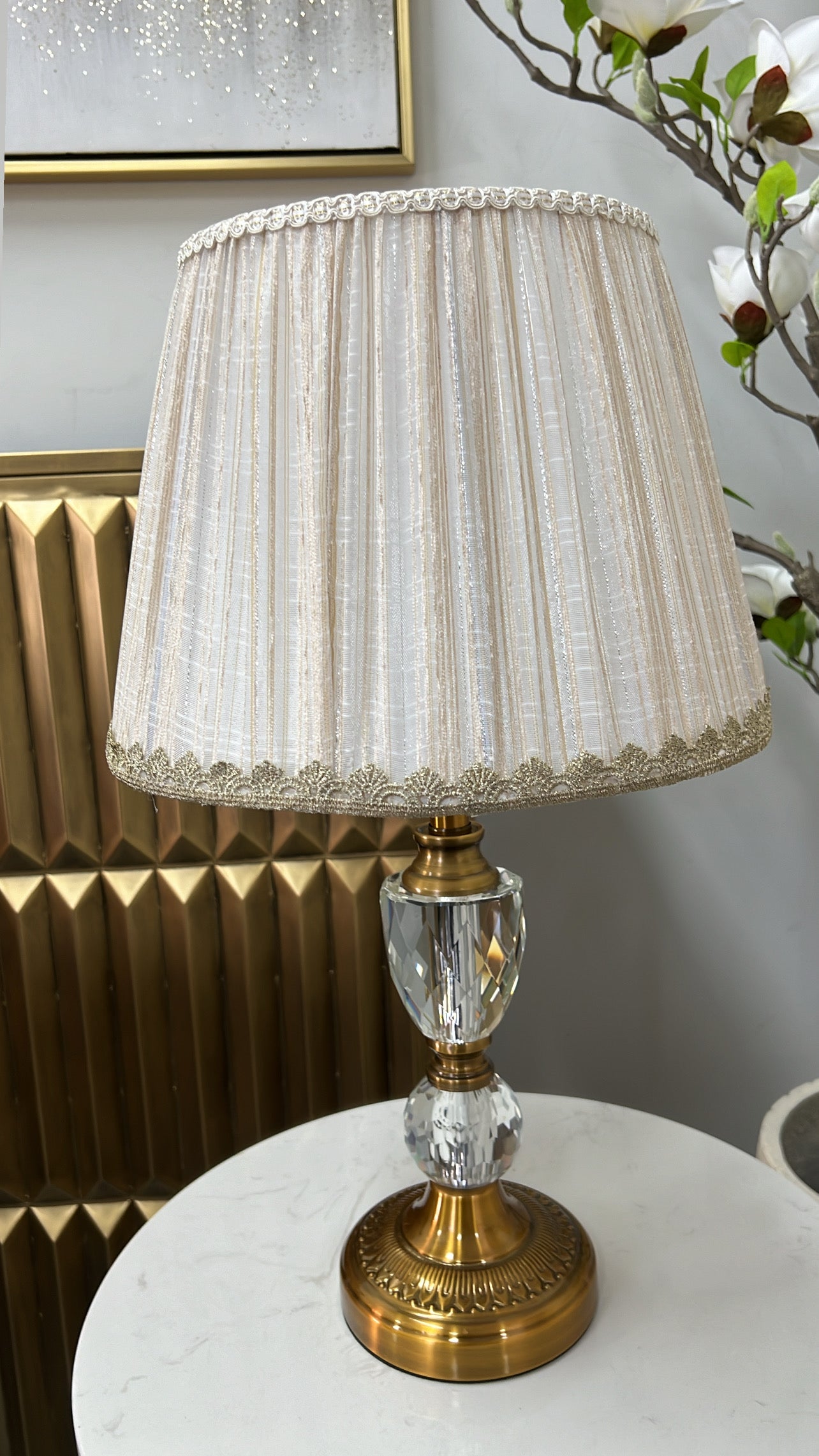 Lacey Crystal table Lamp