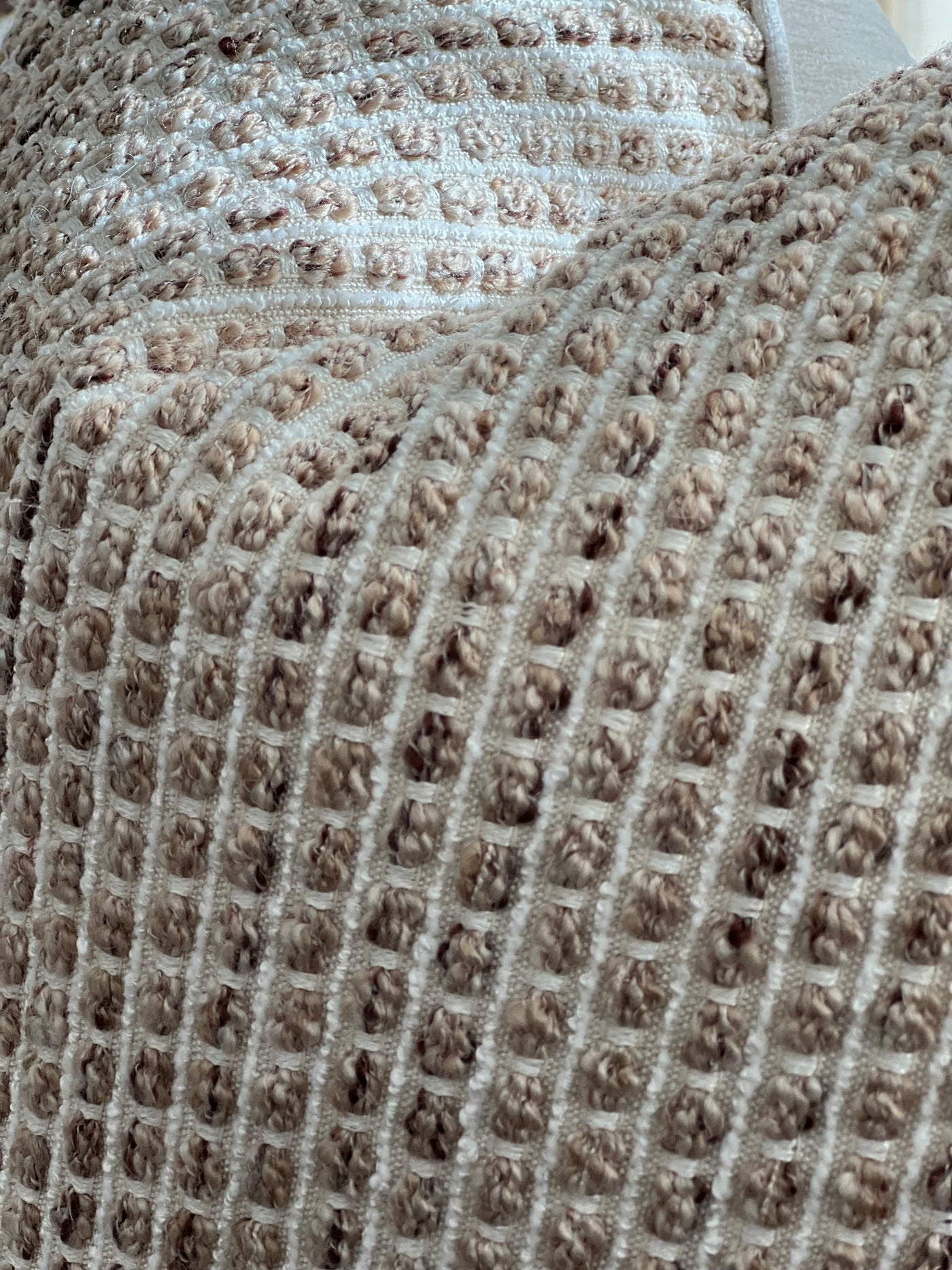 Boucle noughat cushion - Luscious Homewares