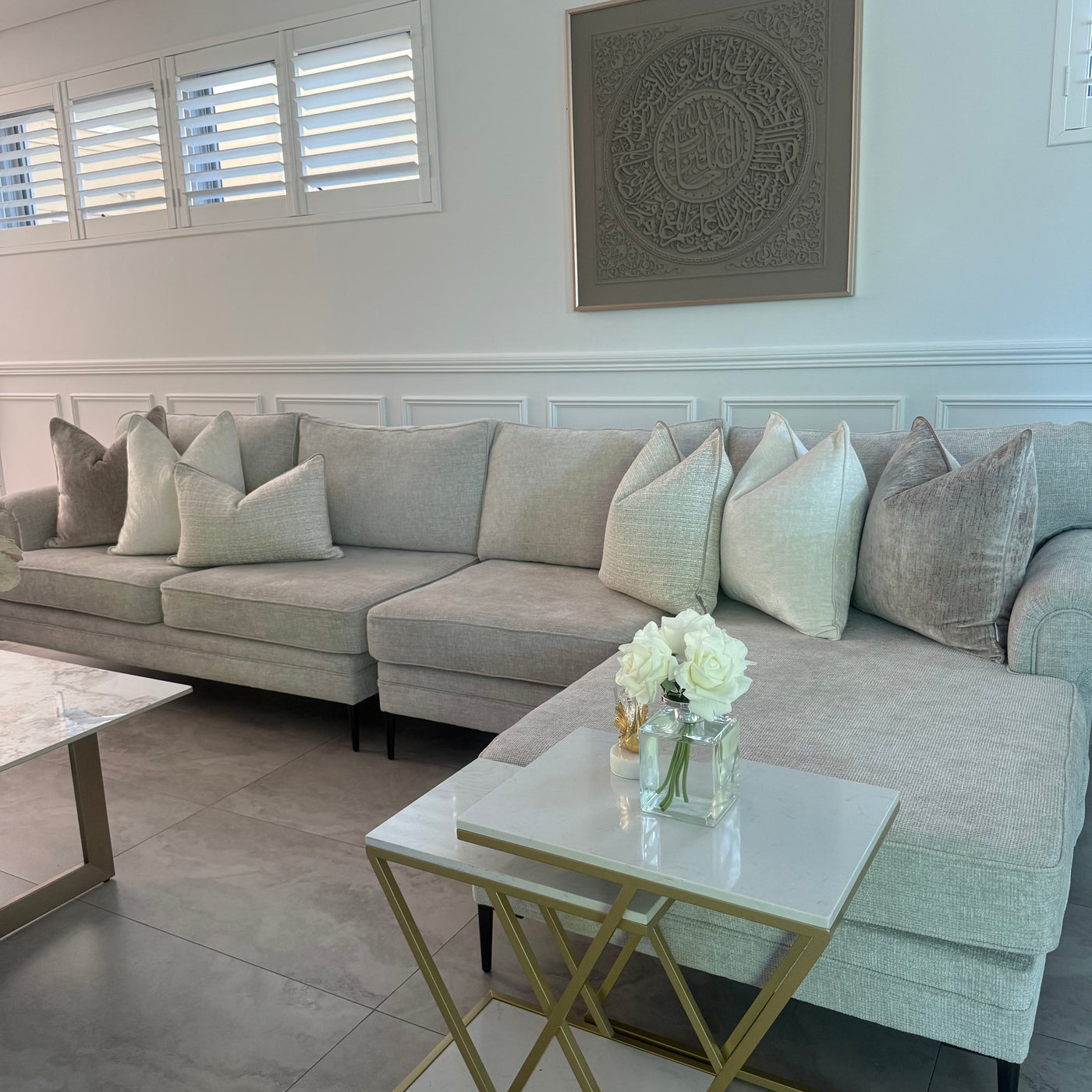 Malaz luxury cushion - Luscious Homewares