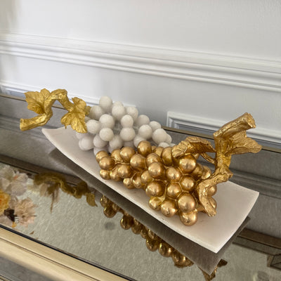 Ripe Resin gold grapes - Luscious Homewares