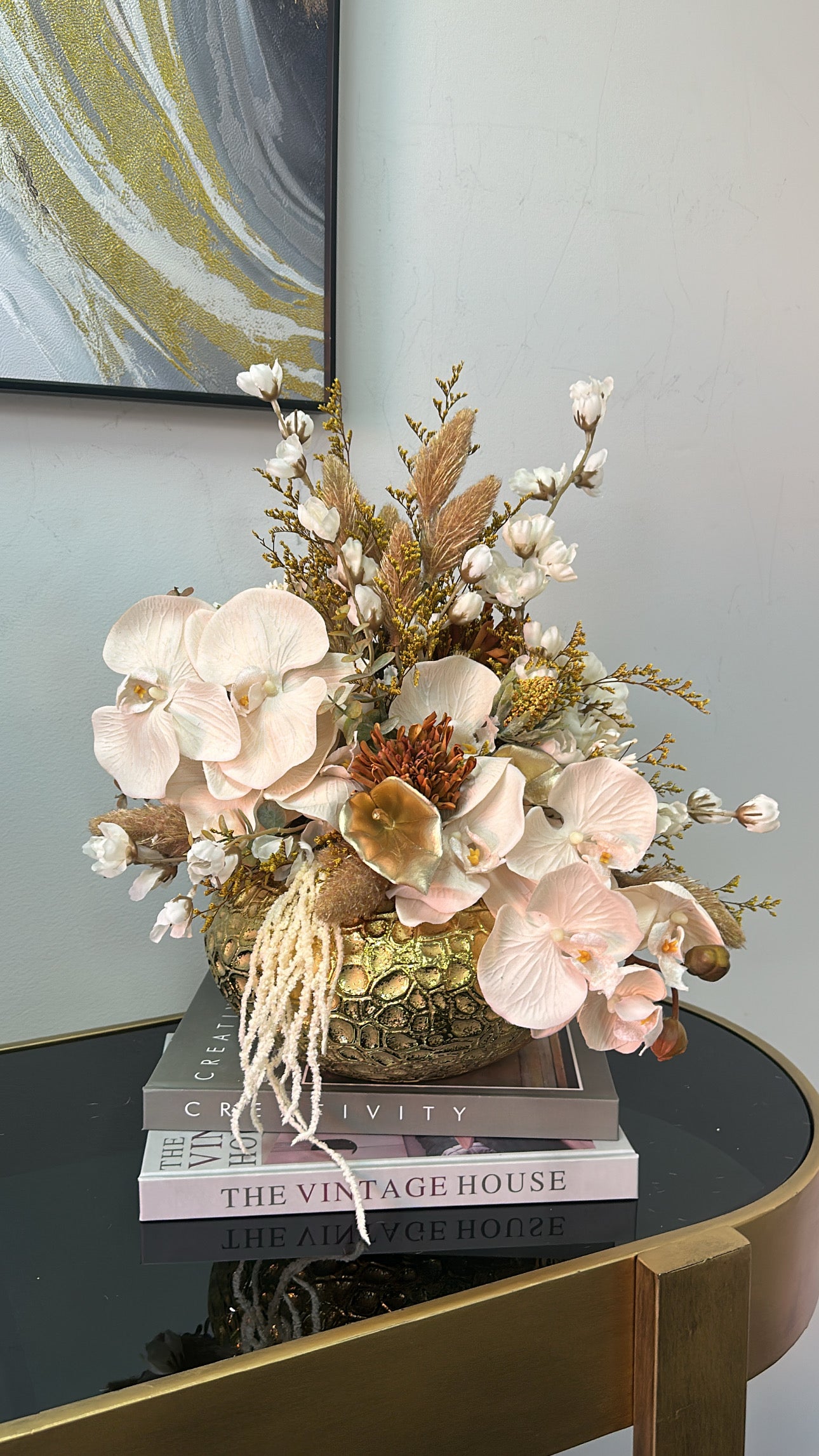 Sunkist floral arrangement - Luscious Homewares
