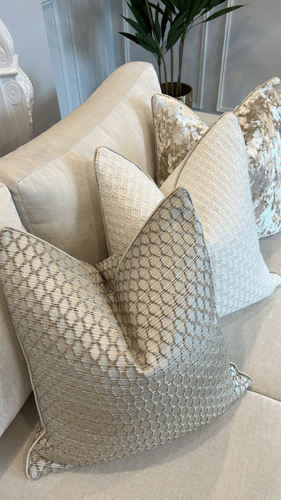 Ourania woven cushion - Luscious Homewares