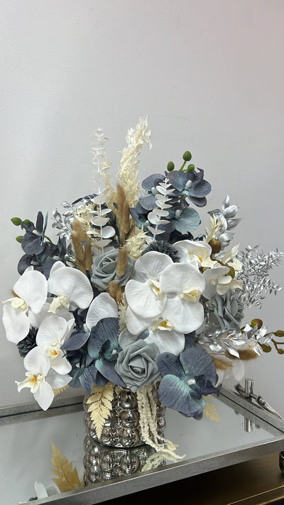 Sapphire floral arrangement