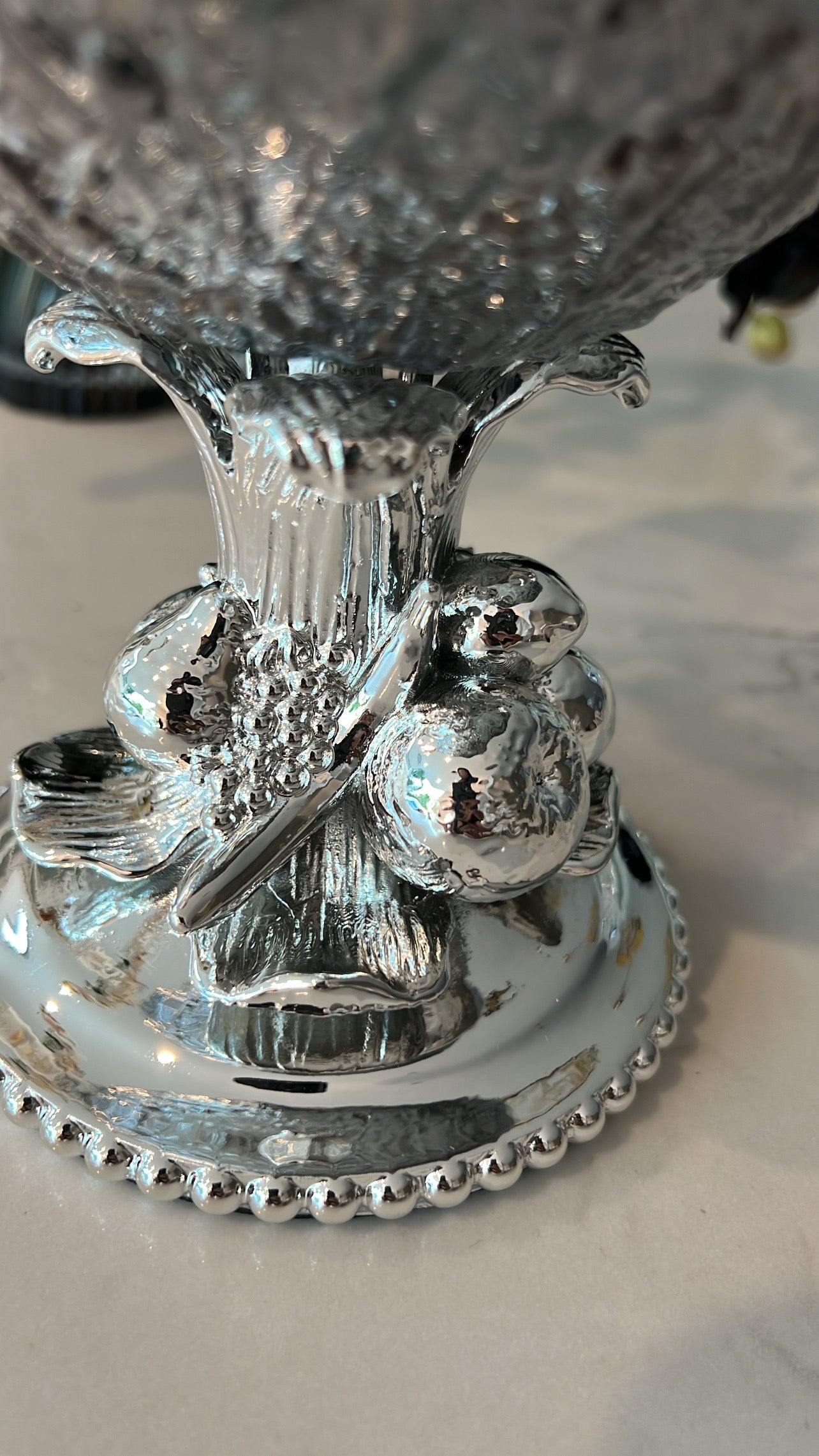 Yissra silver jar - Luscious Homewares