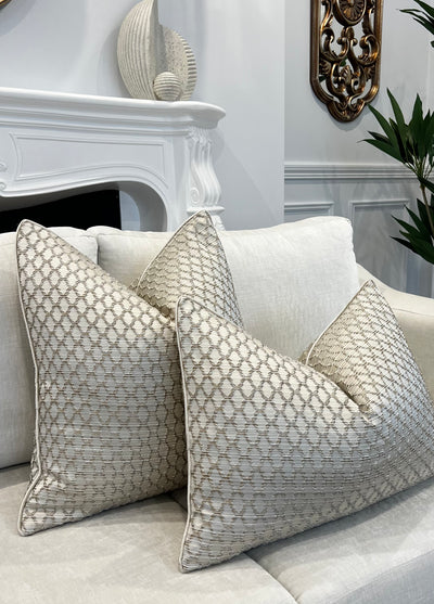 Milana ivory cushion - Luscious Homewares