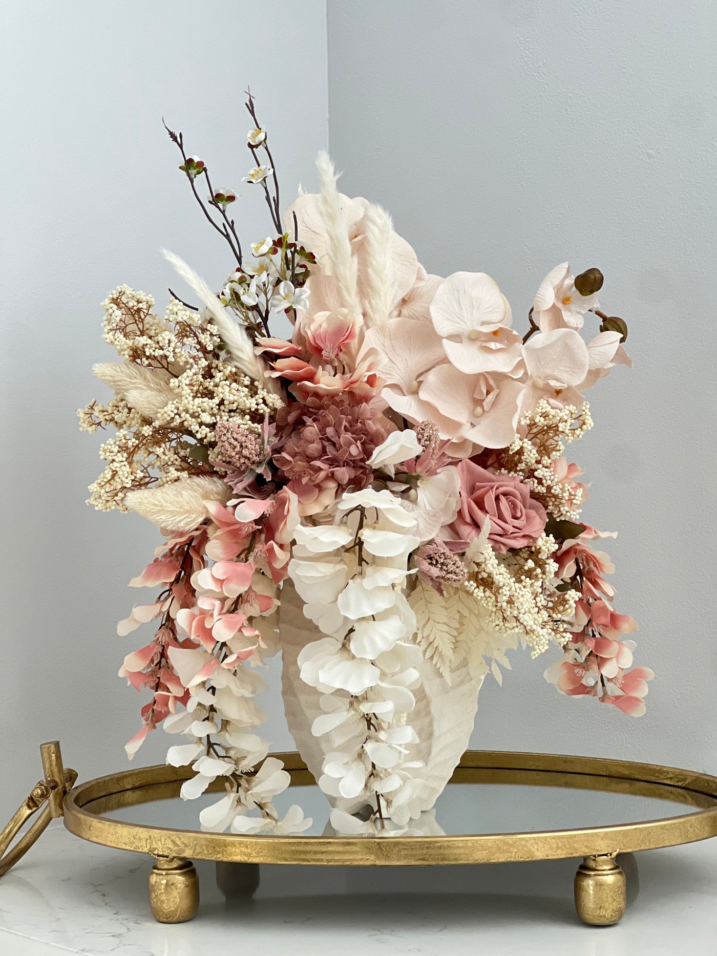 Falling bloom Floral Arrangement - Luscious Homewares