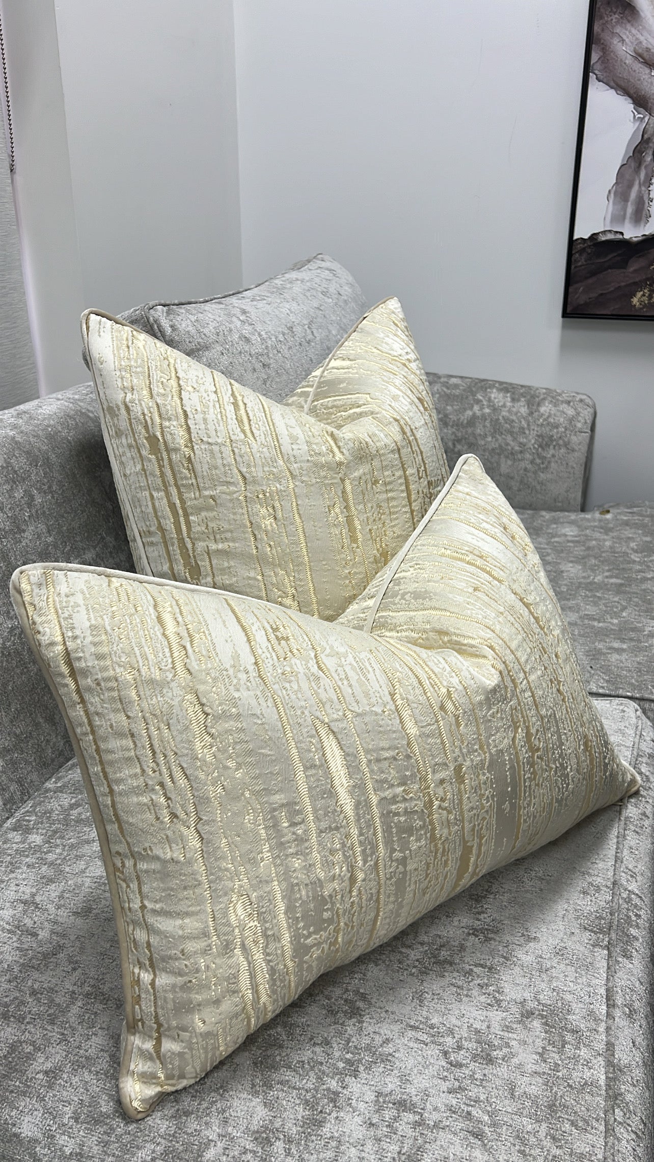 Daffodil gold cushion - Luscious Homewares