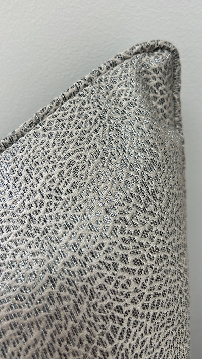 Gracious light pewter cushion - Luscious Homewares