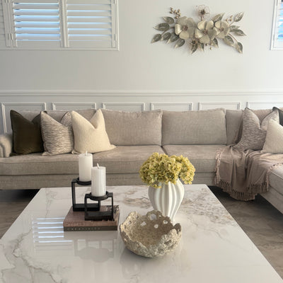 Ansar metal wall art - Luscious Homewares