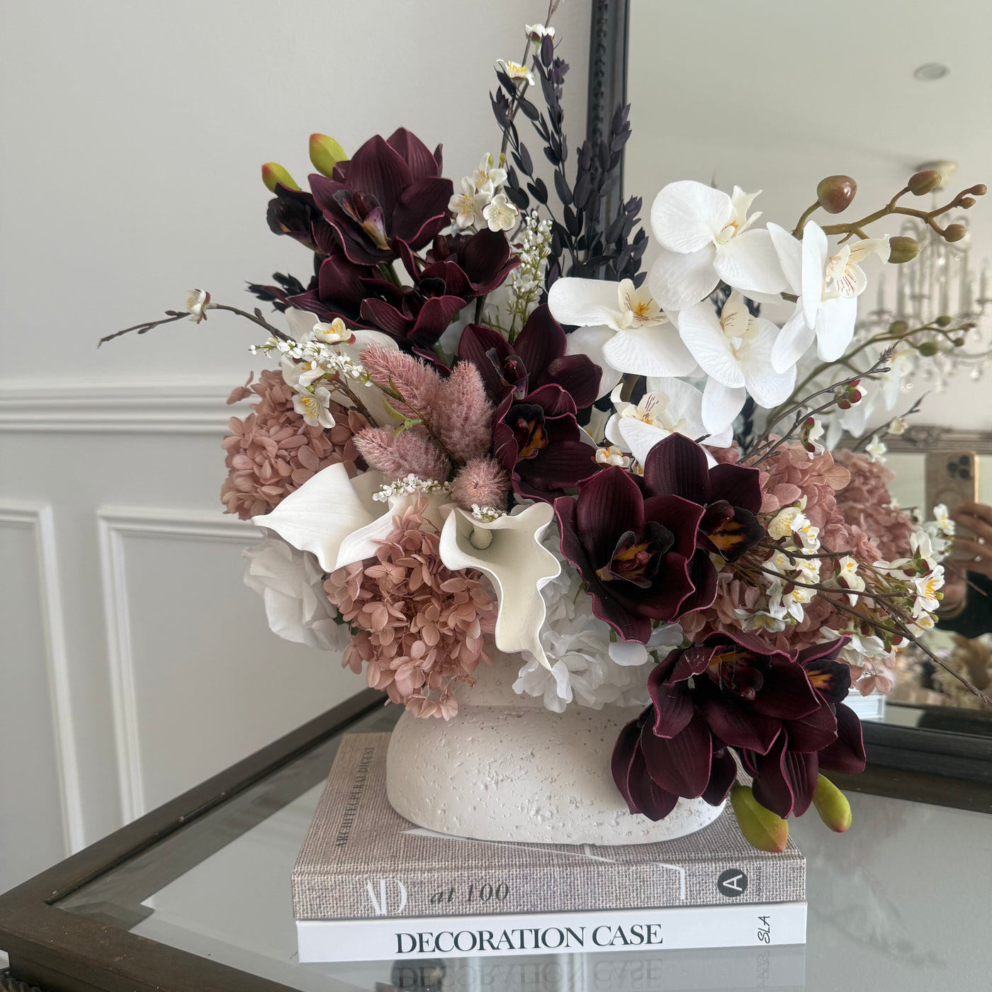 Dusk Floral Arrangement - Luscious Homewares
