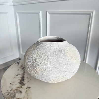 Textured Handmade ceramic vase - Luscious Homewares