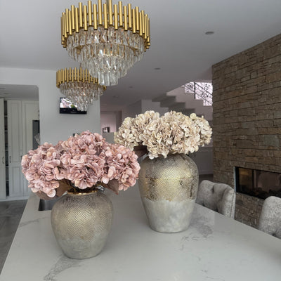 Natural Hydrangea soft touch artificial stem - Luscious Homewares
