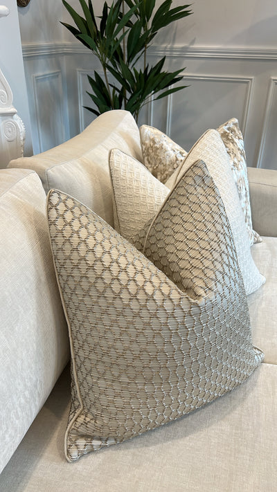 Milana ivory cushion - Luscious Homewares