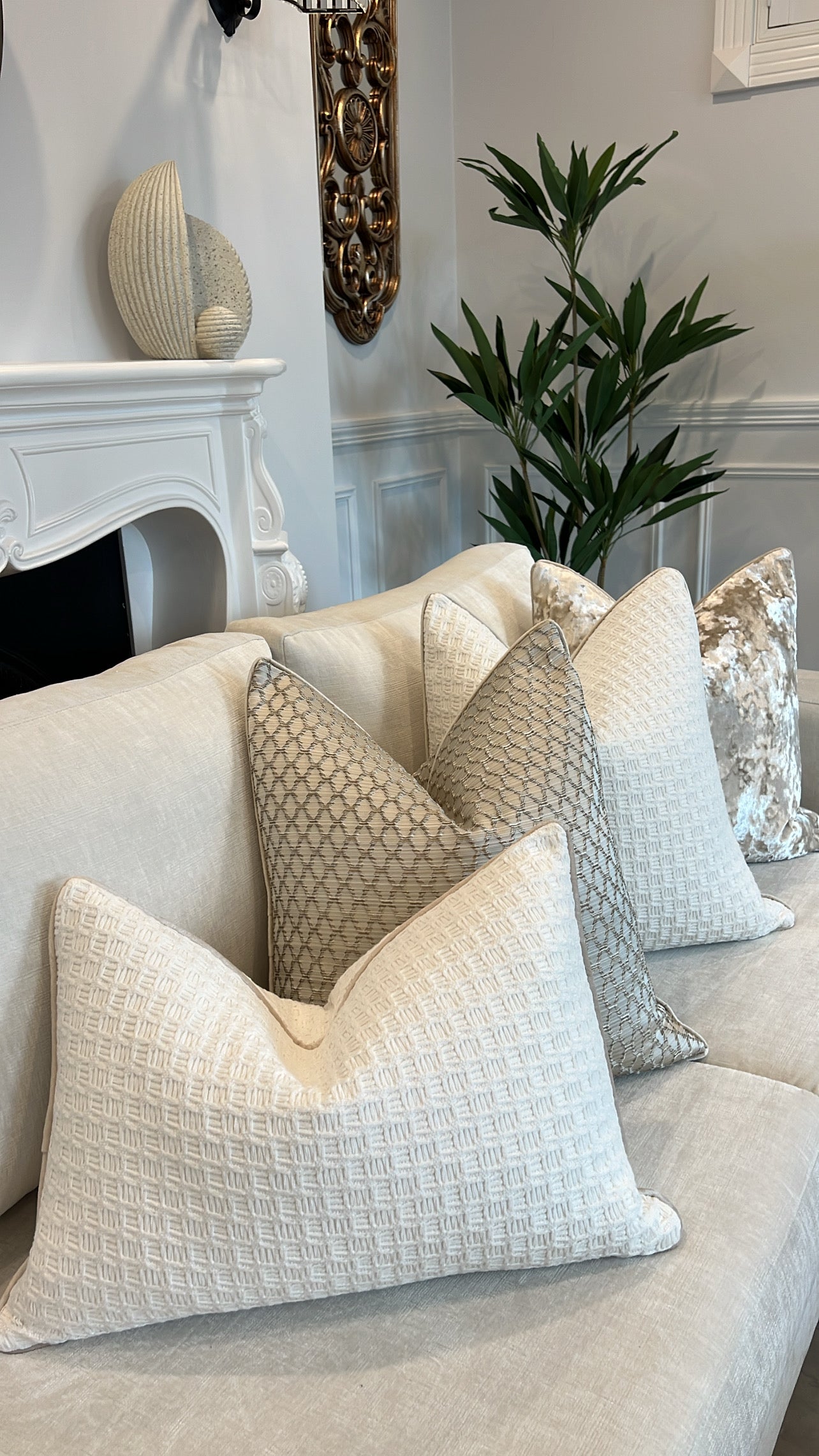 Ourania woven cushion - Luscious Homewares