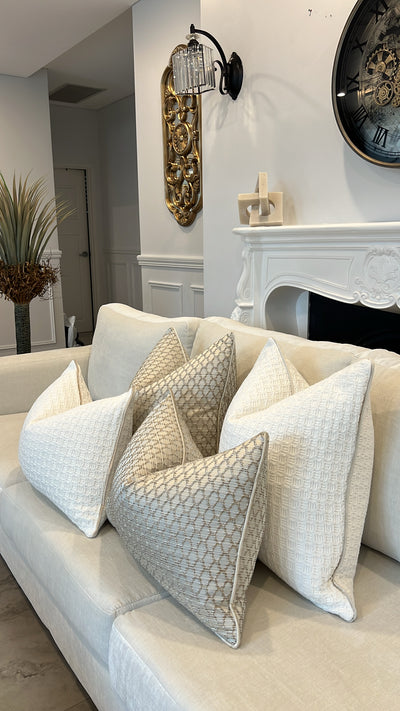 Ourania woven cushion - Luscious Homewares