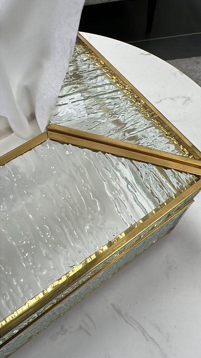 Waterfall tissue box - Luscious Homewares