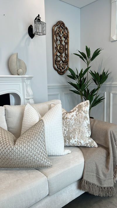 Ourania woven cushion - Luscious Homewares