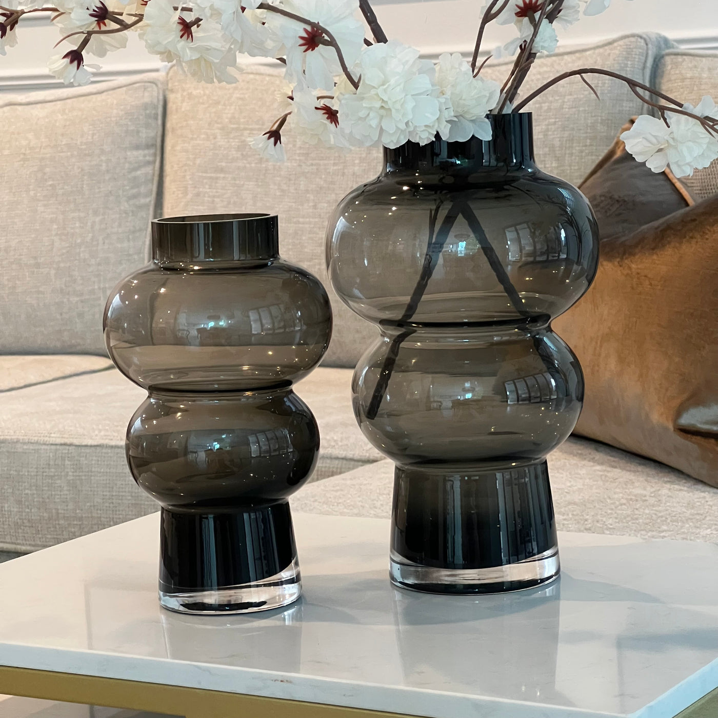 Kirra Glass vase - Luscious Homewares