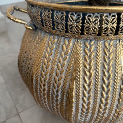 Magnolia artificial plant tree / gold pot - Luscious Homewares