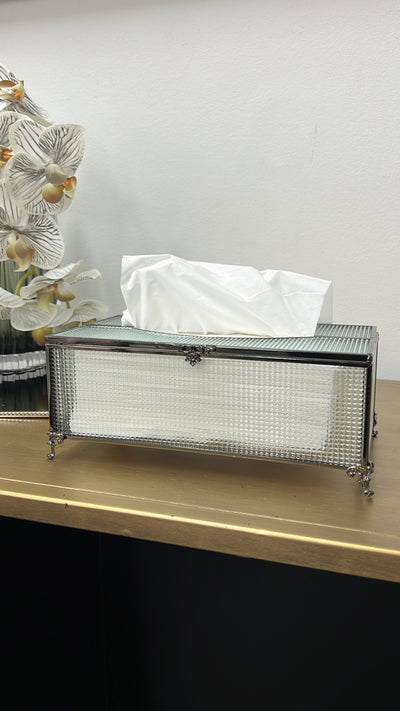 Dior Black tissue box