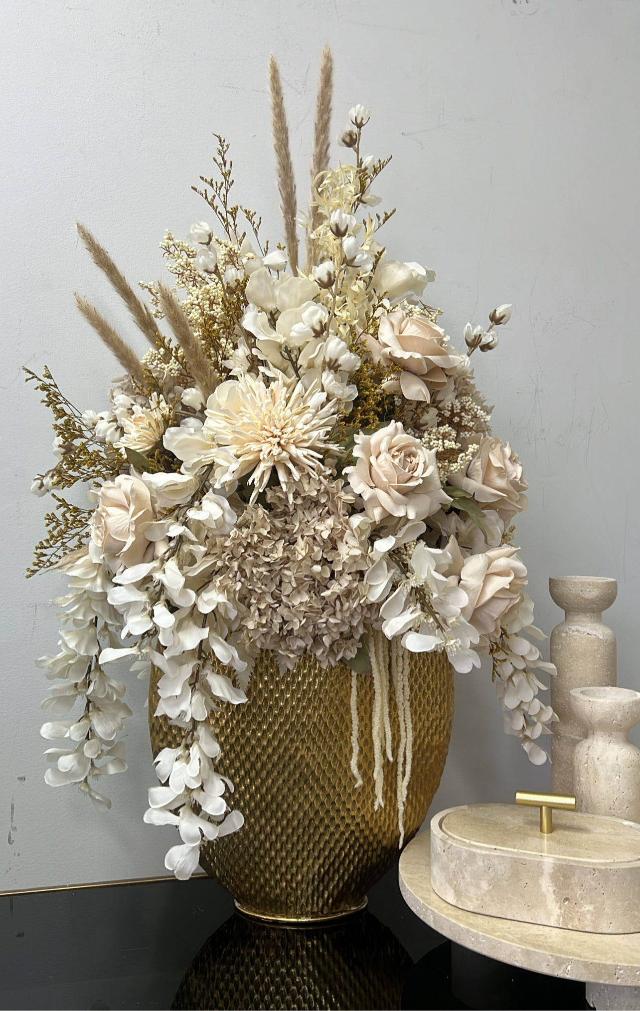 Malika bloom Floral Arrangement - Luscious Homewares
