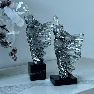 Vela lady figurine porcelain statue sculpture - Luscious Homewares