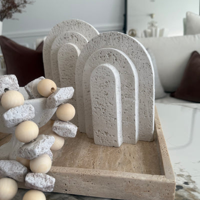 Terra Stone arch sculpture - Luscious Homewares