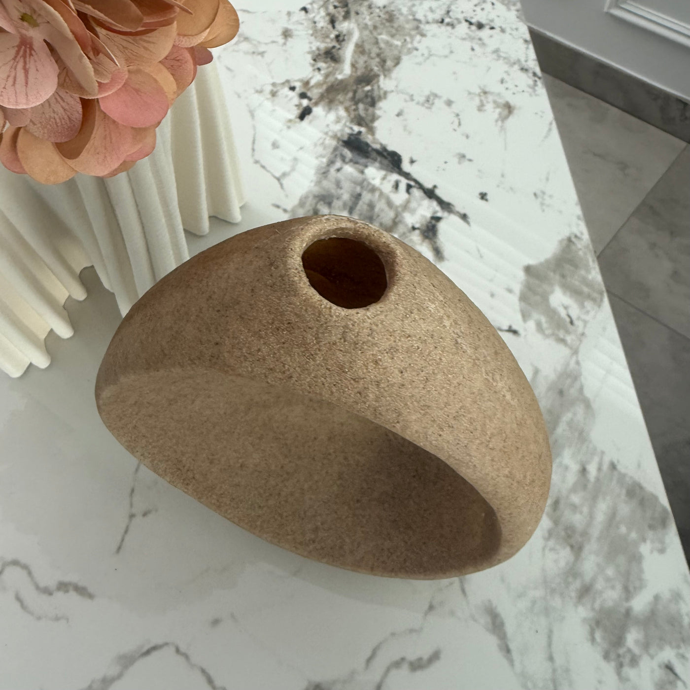 Sandstone sculpture/ vase - Luscious Homewares
