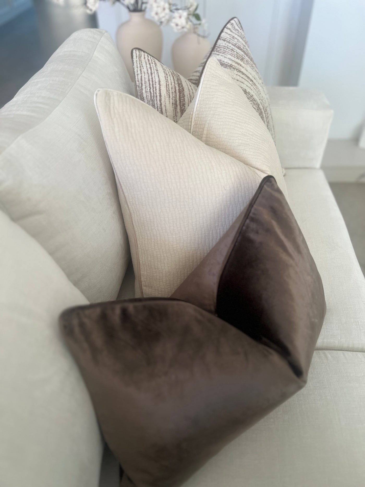 Pinoli cushion - Luscious Homewares