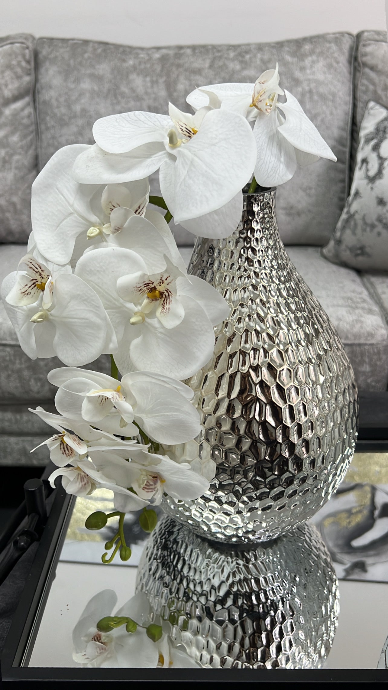 White large orchid flower - Luscious Homewares