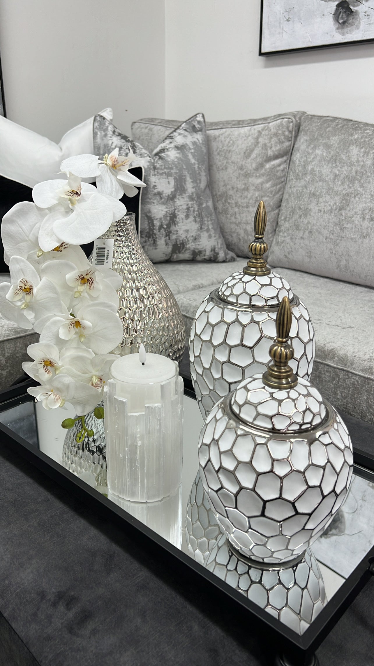 White large orchid flower - Luscious Homewares