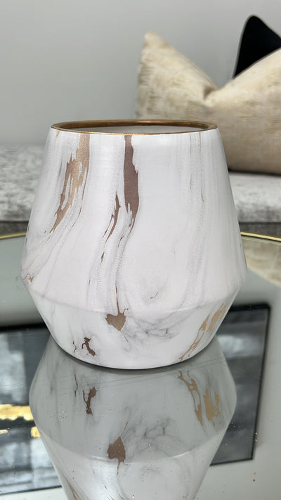 Marble ceramic vase - Luscious Homewares