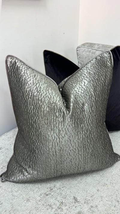 Glaće metallic cushion - Luscious Homewares