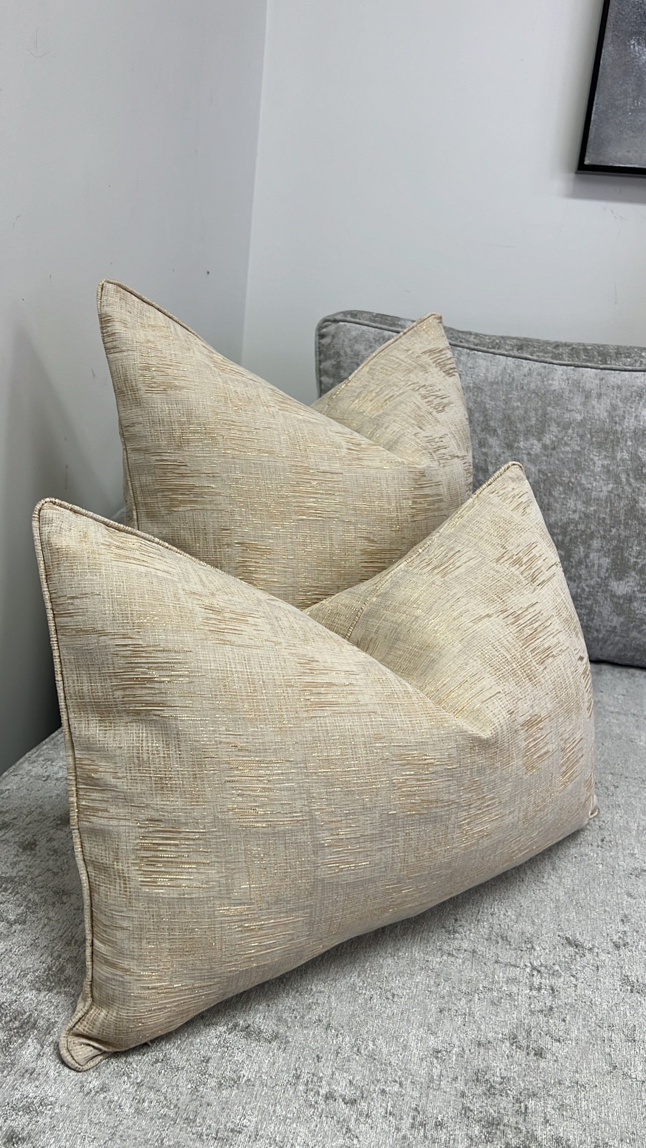 Dazzler gold cushion - Luscious Homewares