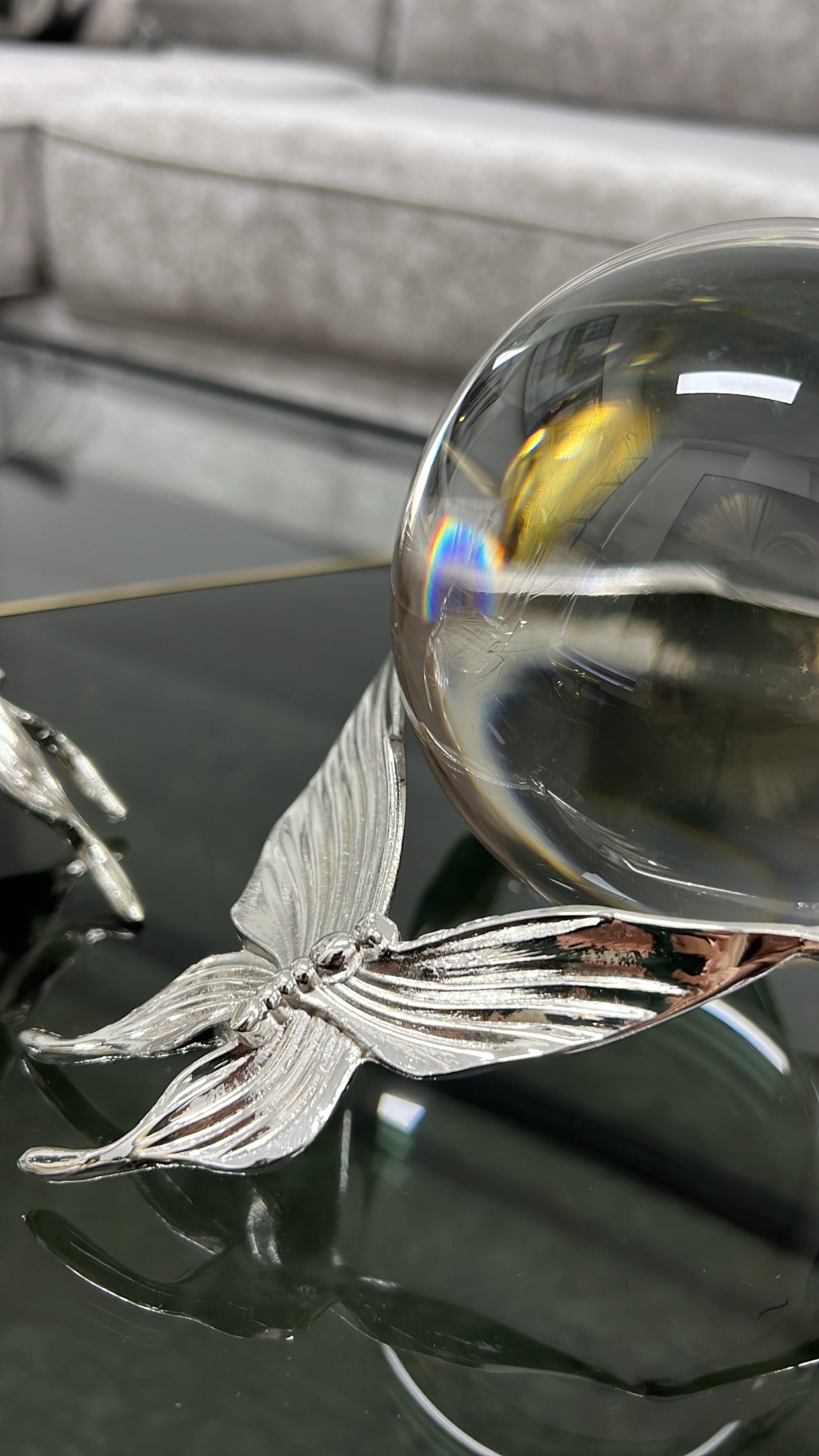 Butterfly Crystal Ball - Luscious Homewares