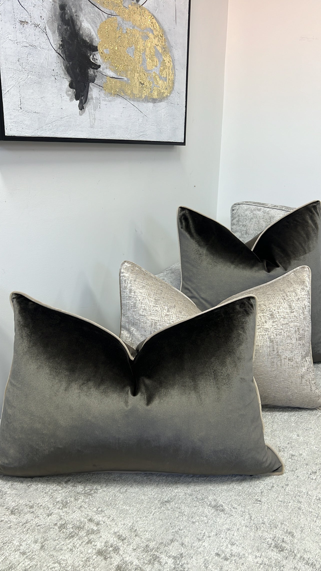 Ritual fossil cushion - Luscious Homewares