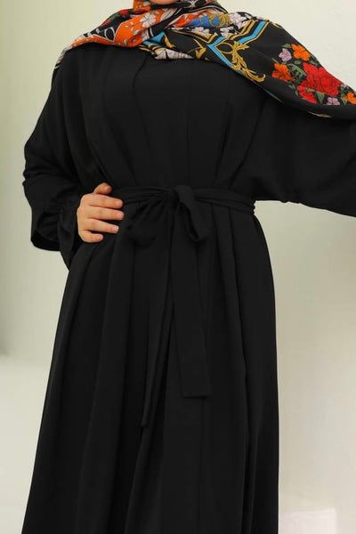 Abaya set  - BLACK - Luscious Homewares
