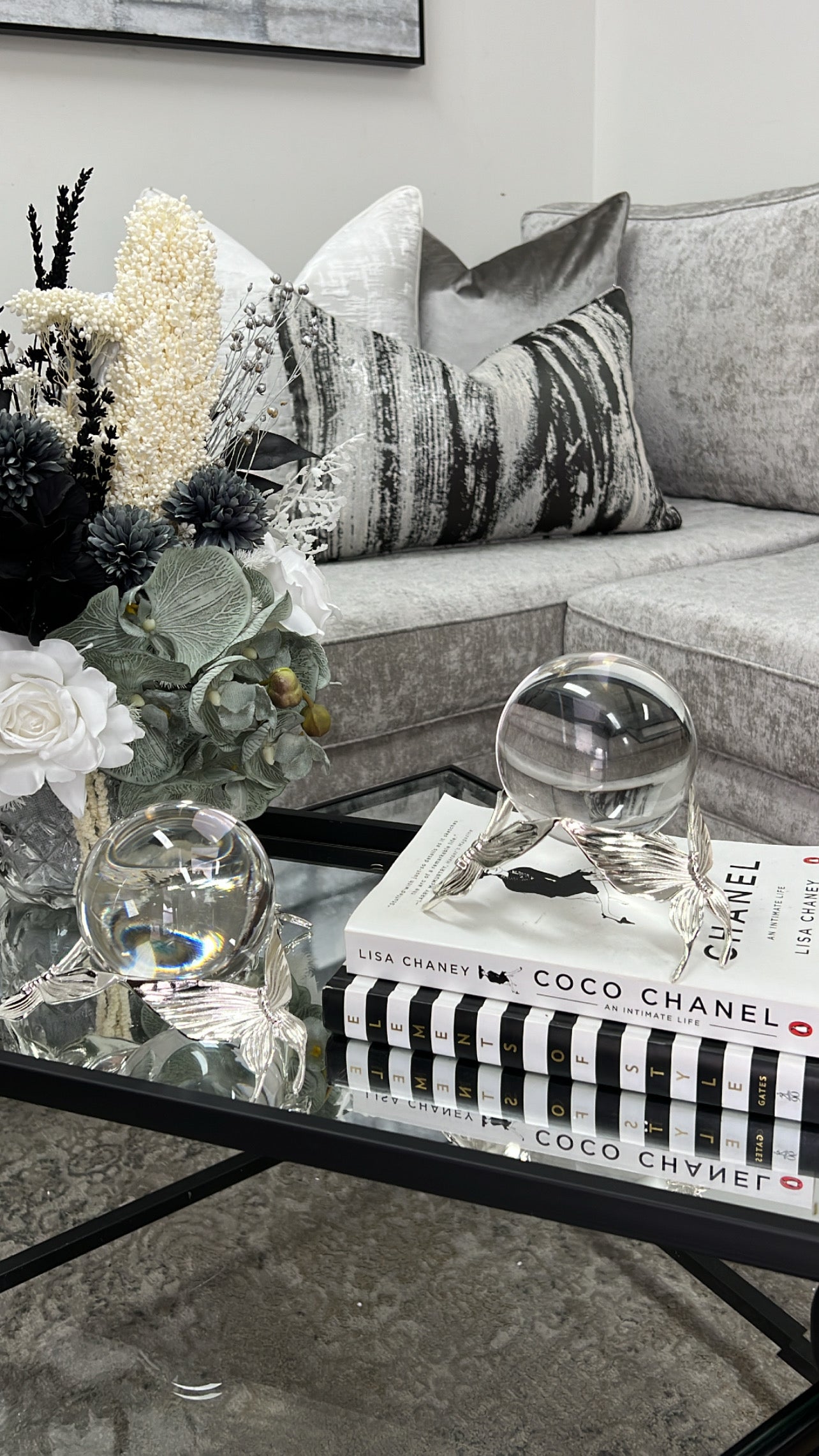 Butterfly Crystal Ball - Luscious Homewares