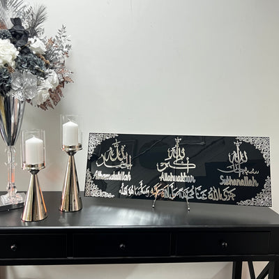 Silver and black Calligraphy - Luscious Homewares