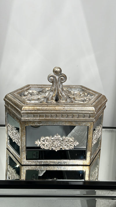 Victorian champagne ornate box - Luscious Homewares