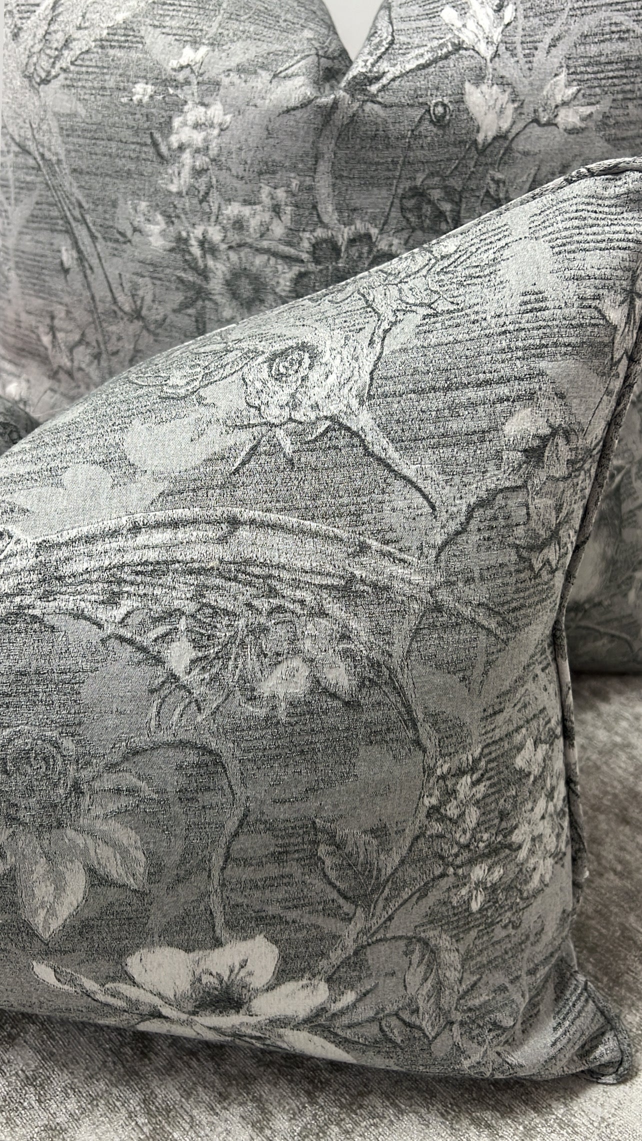 Radwan grey cushion - Luscious Homewares