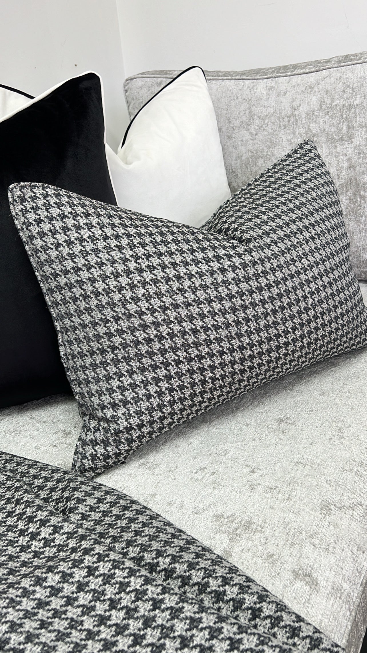 Diona Dark cushion - Luscious Homewares