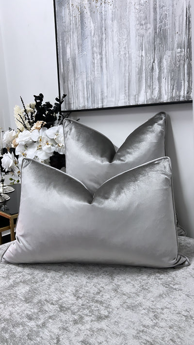 Luxe silver cushion - Luscious Homewares