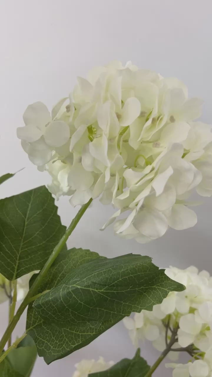 Hydrangea white artificial plant tree