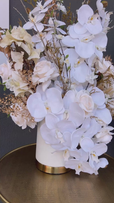 White spirit floral arrangement