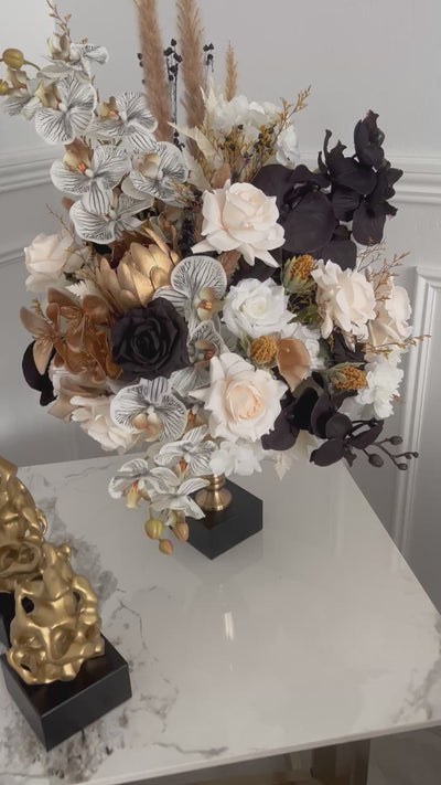 Golden light Floral Arrangement