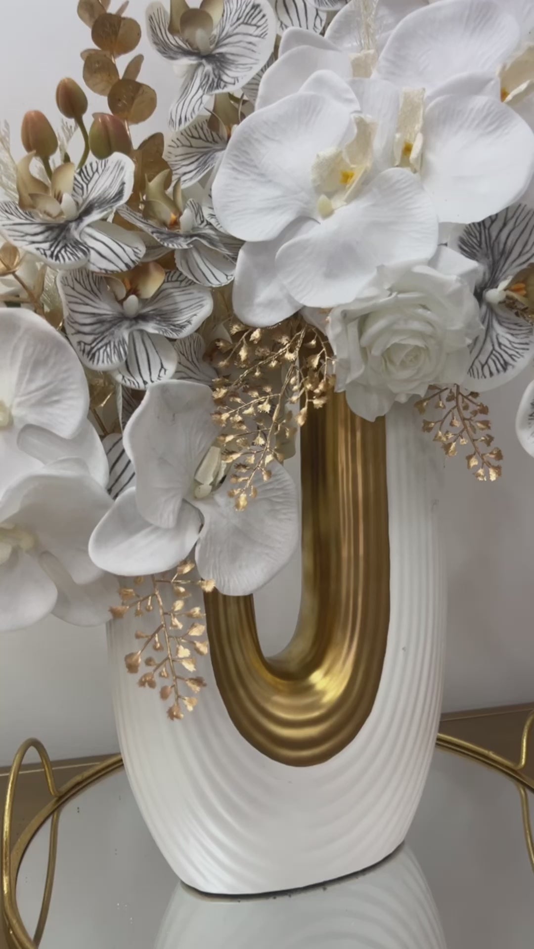 Noir Gold floral arrangement